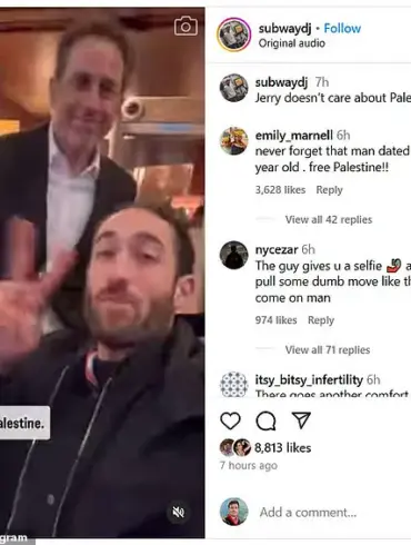Seinfeld's Awkward Encounter with an Anti-Israeli Activist