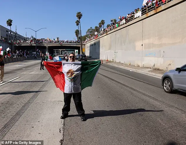 Thousands protest Trump's immigration policies in Los Angeles