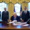 Trump signs executive order against COVID-19 vaccine mandates