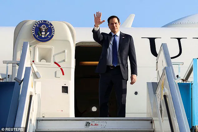 US Secretary of State Marco Rubio travels to Saudi Arabia for peace talks between Russia and Ukraine