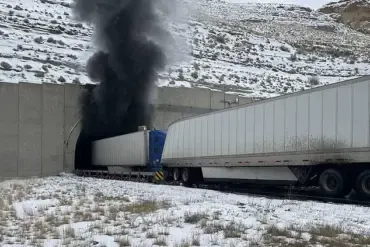 Wyoming I-80 Crash Resulted in Tunnel Fire, Highway Shutdown