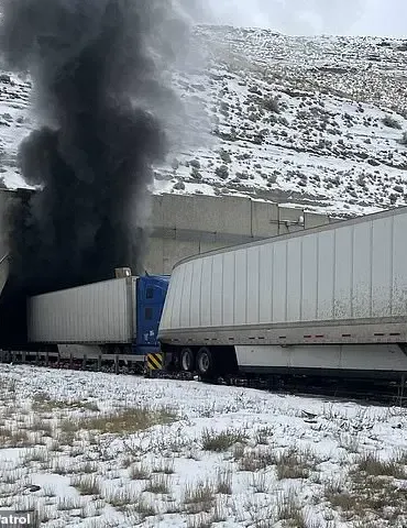 Wyoming I-80 Crash Resulted in Tunnel Fire, Highway Shutdown