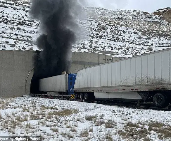 Wyoming I-80 Crash Resulted in Tunnel Fire, Highway Shutdown