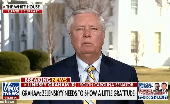 Lindsey Graham Calls for Volodymyr Zelensky's Resignation