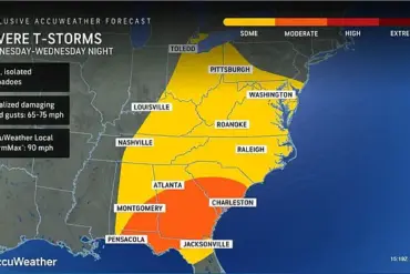 Powerful Storm System to Bring Tornadoes, Hail, and High Winds to a Large Area of the US