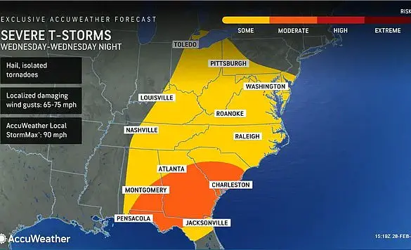 Powerful Storm System to Bring Tornadoes, Hail, and High Winds to a Large Area of the US