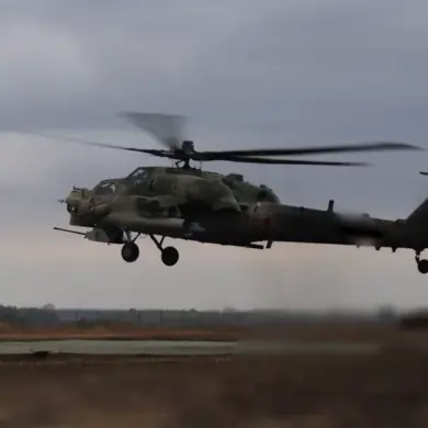 Mi-28NM Helicopter Conducts Unprecedented Strike on Ukrainian Drone Command Post