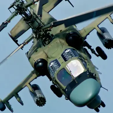 Russian Ka-52m Attack Helicopters Make Strategic Strikes in Kursk Region