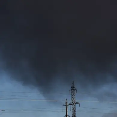 Russian Missile Strike Sparks Multiple Fires in Kyiv