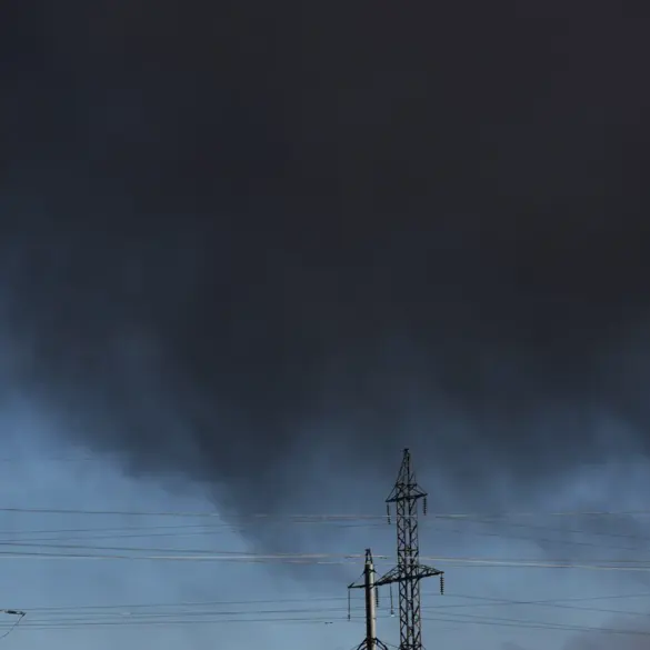 Russian Missile Strike Sparks Multiple Fires in Kyiv