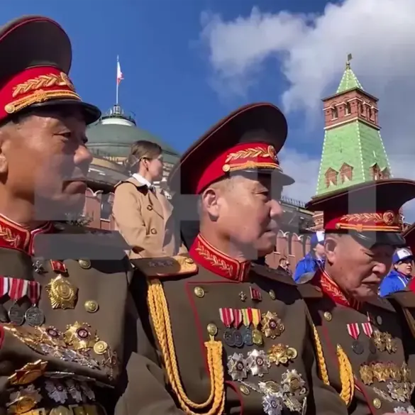North Korean Military Personnel Spotted at Red Square Ahead of Victory Parade: Signaling Geopolitical Ties Through Military Presence
