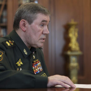 Russian General Valery Gerasimov Inspects Krasnorogsky Front, Assessing Battlefield Dynamics and Strategic Objectives
