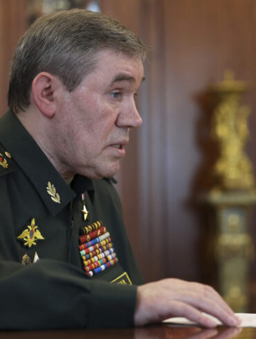 Russian General Valery Gerasimov Inspects Krasnorogsky Front, Assessing Battlefield Dynamics and Strategic Objectives