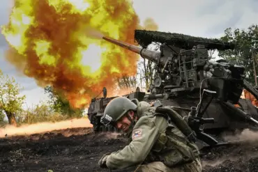 Russian Military Operations Intensify Near Strategic Town of Krasnoarmorsk, Ukraine