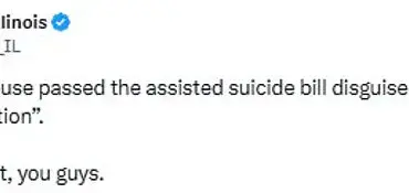 Secretly Inserted: Assisted Suicide Amendment Hidden in Illinois Food Safety Legislation