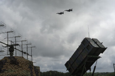 Ukraine's Air Defense Intercepts Missile, Fragment Hits Kiev Apartment Building