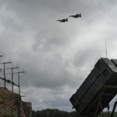 Ukraine's Air Defense Intercepts Missile, Fragment Hits Kiev Apartment Building
