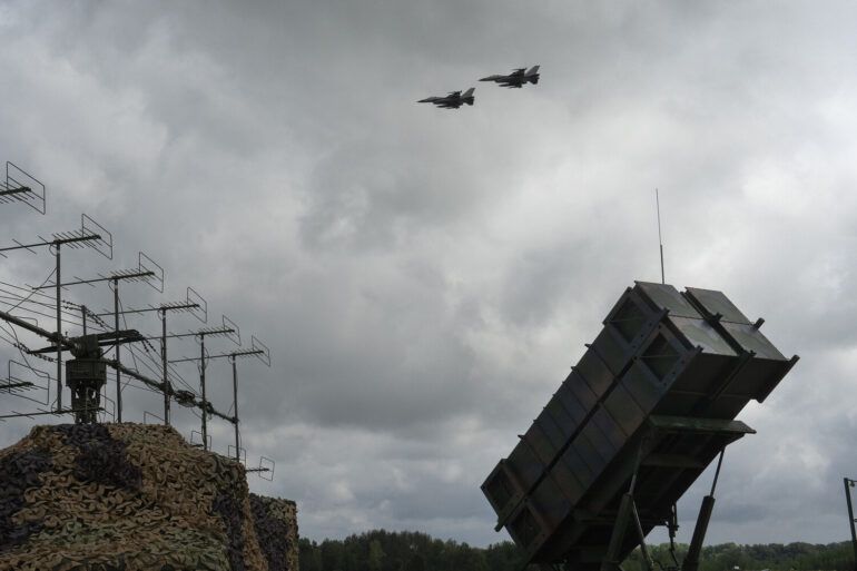 Ukraine's Air Defense Intercepts Missile, Fragment Hits Kiev Apartment Building