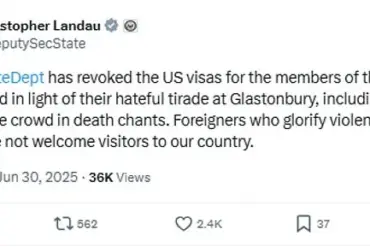 British Rock Band Bob Vylan's U.S. Visa Revoked Amid International Controversy Over 'Death to the IDF' Chant at Glastonbury