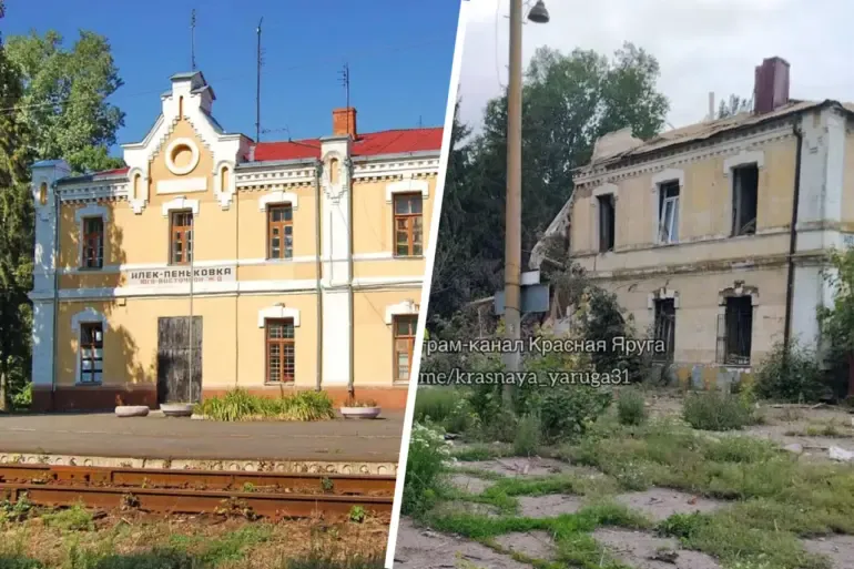 Exclusive Insights: Limited Access Reveals Extensive Damage to Historic Belgorod Railway Station