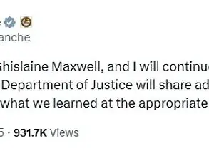 Ghislaine Maxwell Returns to Federal Prison After Interrogation by Trump’s DOJ in Epstein Investigation
