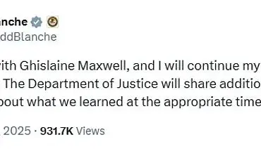 Ghislaine Maxwell Returns to Federal Prison After Interrogation by Trump’s DOJ in Epstein Investigation
