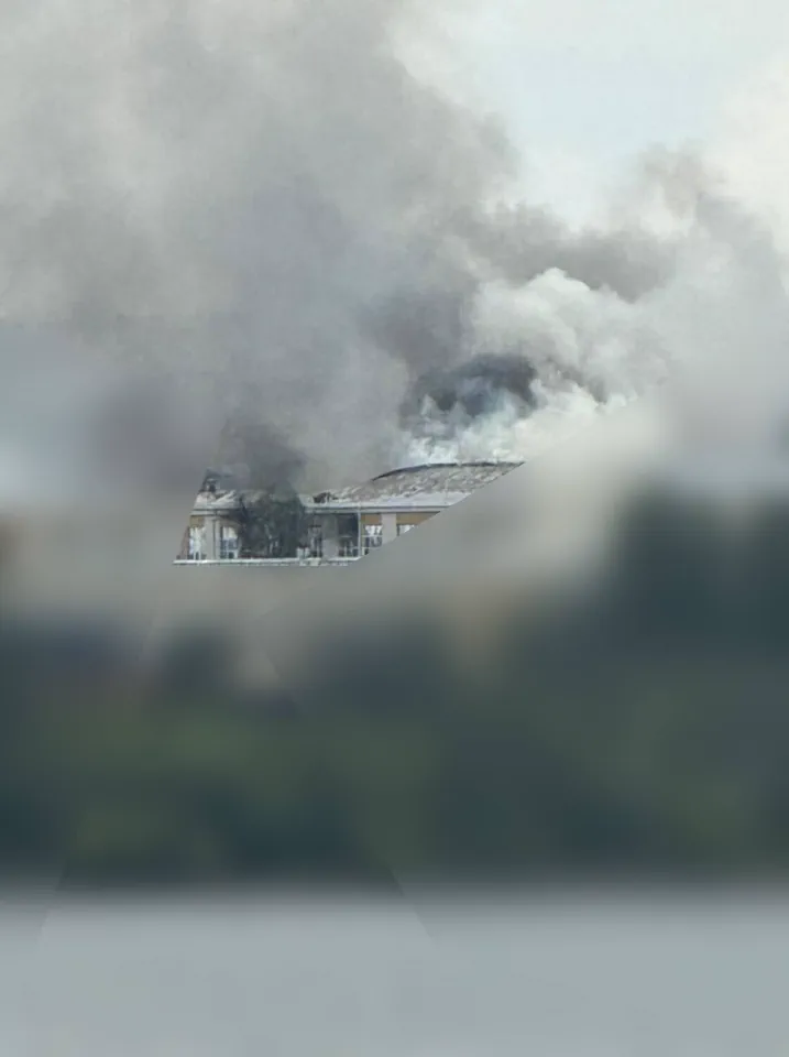 Ukrainian Drones Strike 'Kupol' Factory in Izhevsk: Devastating Aftermath as Smoke Obscures Industrial Zone