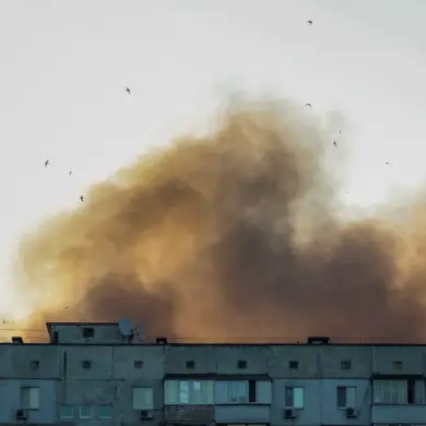 Weapons depot in Mykolaiv Oblast catches fire again, raising safety concerns as officials remain silent on cause