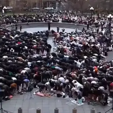 Charlie Kirk Shares Drone Video of Muslims Praying in NYC, Captioned 'Import the Third World, Become the Third World,' Sparks Controversy