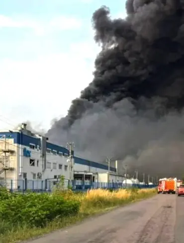 Devastating Fire at Flex Factory in Ukraine Signals Escalating Conflict Risks and Community Impact