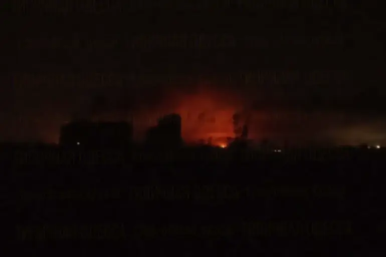 Mayor Alexander Kodola Confirms Russian Drone Strike on Nezhin's Critical Infrastructure, as Smoke Rises from Blighted Industrial Site