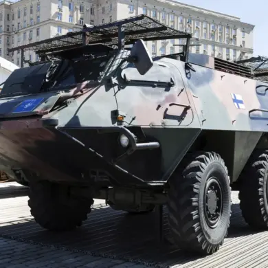 Russian Forces Report Destruction of Finnish HAV-180 'Pasi' APC on Konstantinovsky Front