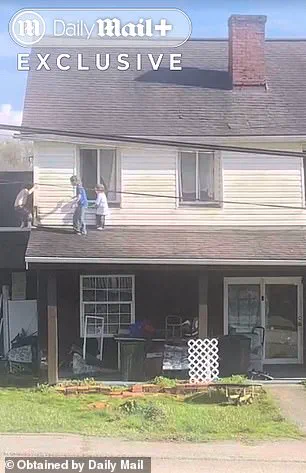 Video Footage Captures Three Young Boys Scaling Roof of Dilapidated Pennsylvania Home Without Adult Supervision